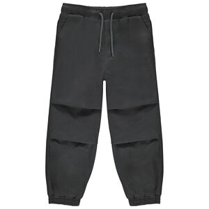 Pantalón cargo forrado de jersey con pliegues para niño 