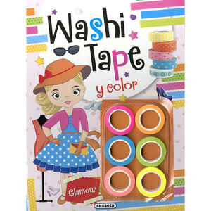 Libro Washi tape para colorear Glamour +4A 