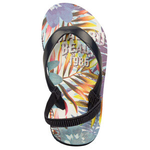 Chanclas estampadas Malibu Beach para niño con tira según la edad. 