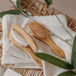 Set de brosses en bambou - Natural -3 pièces 
