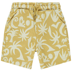Bermudas de felpa con estampado de palmeras para bebé niño 