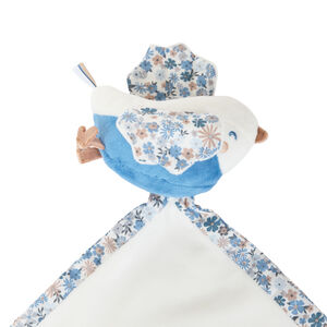 Doudou pañuelo pájaro - Flores Pequeñas 