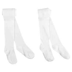 Pack de 2 leotardos gruesos lisos 