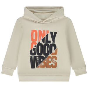 Sudadera con capucha de felpa estampado fantasía para niño 