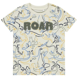T-shirt manches courtes imprimé dinos pour bébé garçon 