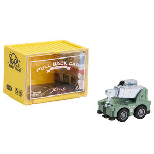 Véhicule miniature à friction Camion de chantier turquoise  Main Véhicule miniature à friction Camion de chantier turquoise