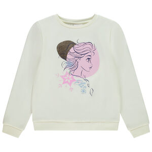 Sudadera de felpa con estampado de foil Frozen Disney para niña 