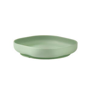 Assiette en silicone avec ventouse - Sage Green 