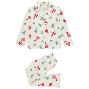 Conjunto de 2 piezas de pijama con estampado de Navidad para niño  Main Conjunto de 2 piezas de pijama con estampado de Navidad para niño