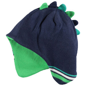 Gorro peruano de punto con cresta en relieve 