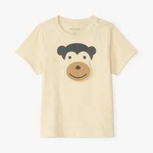 Camiseta de manga corta con estampado divertido para bebé niño. 