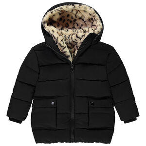 Chaqueta impermeable 2 en 1 con forro de sherpa y chaleco para niña 