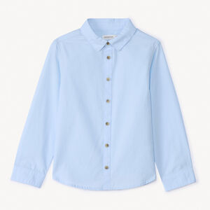 Camisa de manga larga lisa para niño 