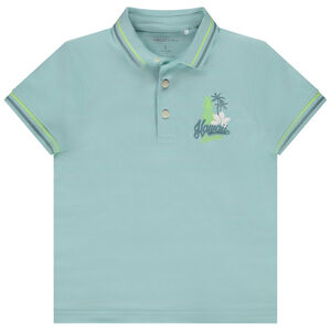 Polo manches courtes puff print Hawaii pour garçon 