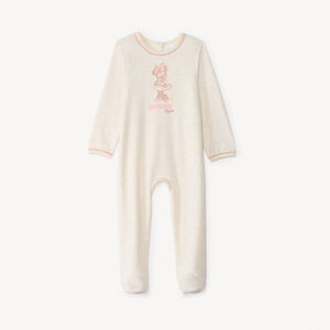 Dors-bien en velours à puff print Minnie Disney pour bébé fille avec ouvertures différentes selon l'âge  Main Dors-bien en velours à puff print Minnie Disney pour bébé fille avec ouvertures différentes selon l'âge