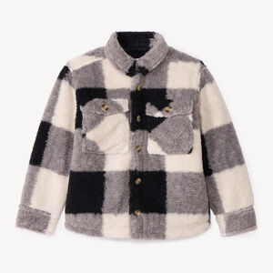 Camisa de cuadros con bolsillos de sherpa para niño  Main Camisa de cuadros con bolsillos de sherpa para niño