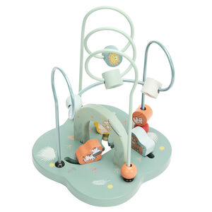 Boulier laberinto en espiral de madera Happy Wild 