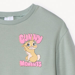 Sudadera oversize Pan-Pan y Miss Bunny Disney para bebé niña 