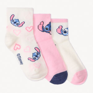 Pack de 3 pares de calcetines Stitch Disney para niña Main Pack de 3 pares de calcetines Stitch Disney para niña