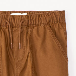 Pantalón jogger de sarga lisa para niño 