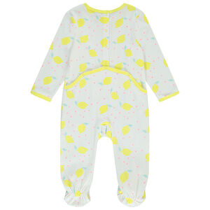 Lot de 2 dors-bien en jersey print citron pour bébé fille  Main Lot de 2 dors-bien en jersey print citron pour bébé fille