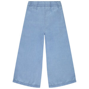 Pantalón amplio y fluido con pinzas niña 