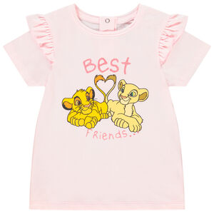 Camiseta manga larga algodón orgánico Simba y Nala 
