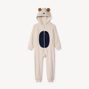 Surpyjama ludique chien en sherpa pour garçon  Main Surpyjama ludique chien en sherpa pour garçon