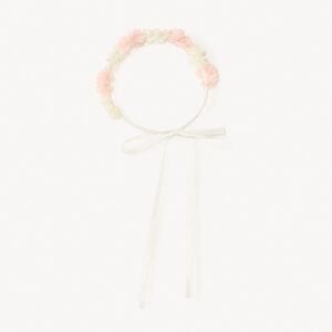 Diadema floral estilo corona de flores para niña 