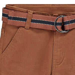 Pantalón de sarga con cinturilla ajustable para niño 