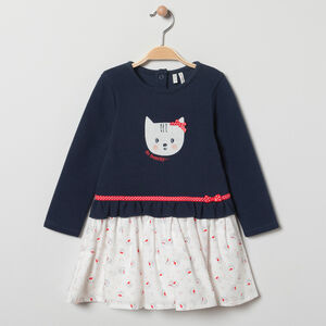 Vestido efecto dos en uno 