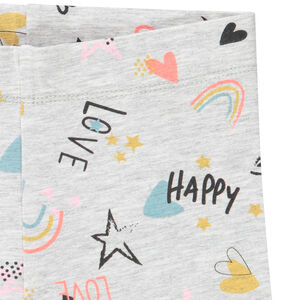 Leggings cortos estampado fantasía 