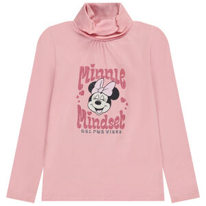 Camiseta de manga larga con cuello alto y lentejuelas Minnie Disney para niña  Main Camiseta de manga larga con cuello alto y lentejuelas Minnie Disney para niña