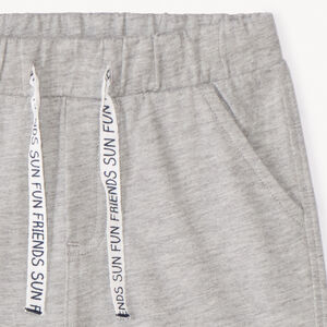 Bermudas de felpa lisa para bebé niño 