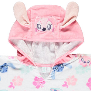 Poncho de baño estampado Stitch & Angel Disney para bebé niña 