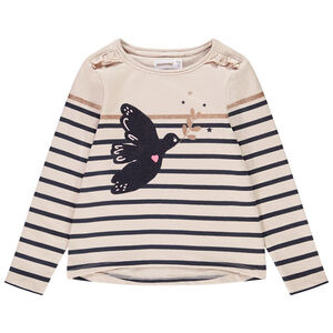 Camiseta marinera de manga larga para niña Main Camiseta marinera de manga larga para niña