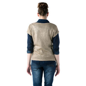 Jersey calado con manga corta de premamá  Main Jersey calado con manga corta de premamá