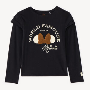 Camiseta de manga larga Minnie para niña 