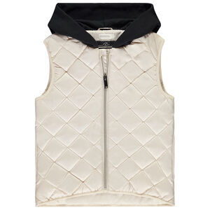 Doudoune sin mangas acolchada con capucha para niño 