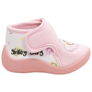 Zapatillas de punto con parche con nube plastificado y estampado de Smiley 