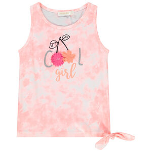 Camiseta sin mangas efecto tie & dye para niña 