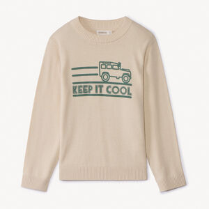 Jersey de punto estampado para niño 