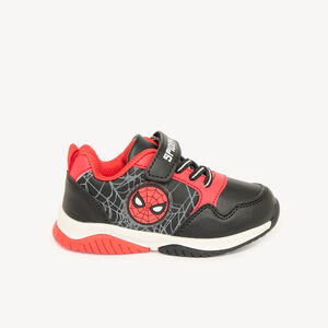 Zapatillas de Spider-Man con cordones elásticos y velcro para niño 