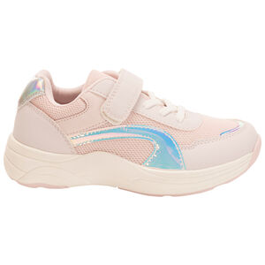 Zapatillas deportivas iridiscentes de malla para niña 