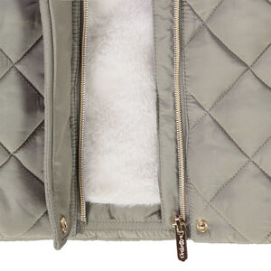 Doudoune matelassée à capuche amovible pour fille 