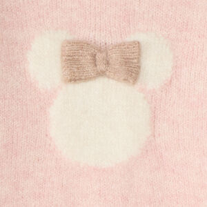 Robe de bébé fille en tricot rose Minnie Disney 