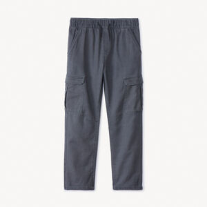 Jean jogger style cargo uni à poches pour garçon  Main Jean jogger style cargo uni à poches pour garçon