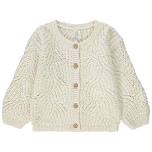 Chaleco de punto oversize de chenilla para bebé niña 