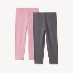 Pack de 2 calzoncillos largos lisos para bebé niña 