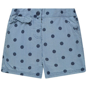 Short de rayas y lunares all-over 